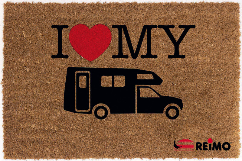 ARISO Kokosová rohož 50x25cm - s potiskem "Motorhome