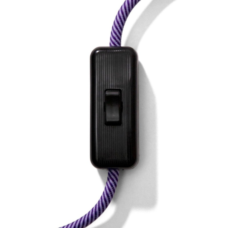 creative cables Jednopólový kolébkový kabelový vypínač Barva komponentu: Černá