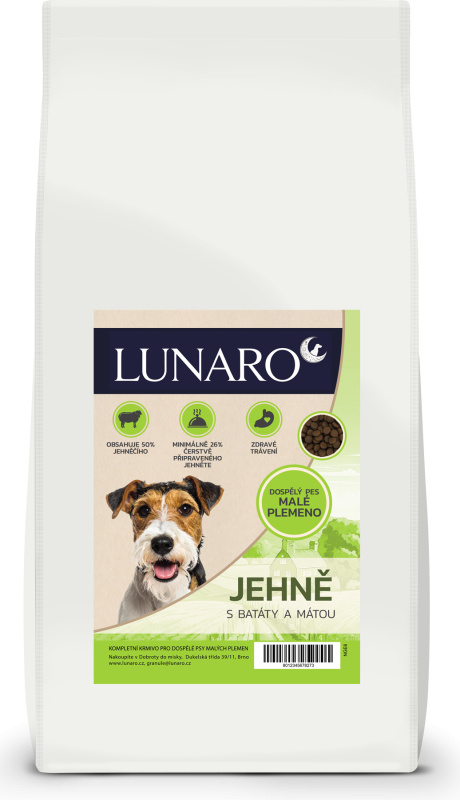 Lunaro Minted Lamb small breed 6kg - jehně s batáty