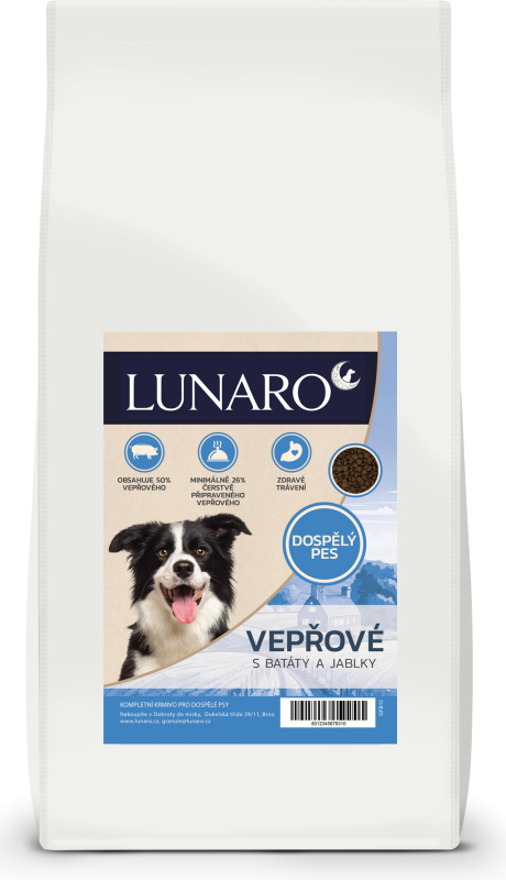 Lunaro Petit Porc Adult 12kg - vepřové s batáty