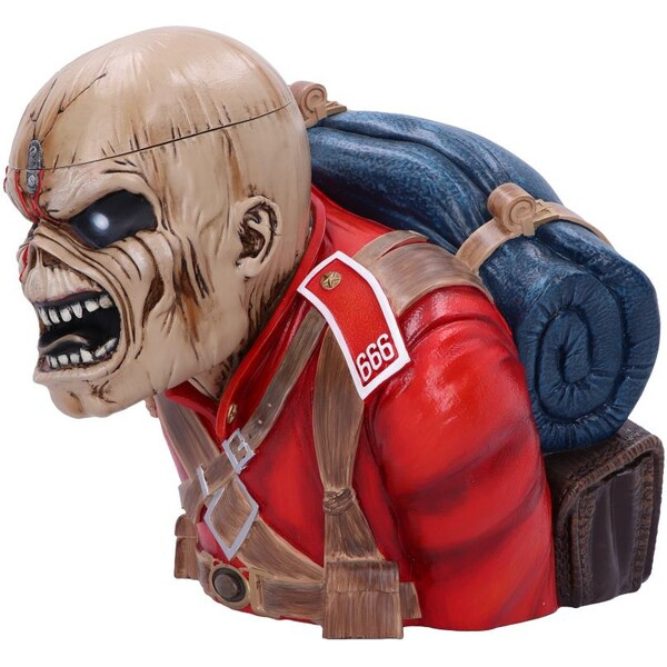 Busta s úložným prostorem Nemesis Now Iron Maiden - The Trooper 27 cm Vícebarevná