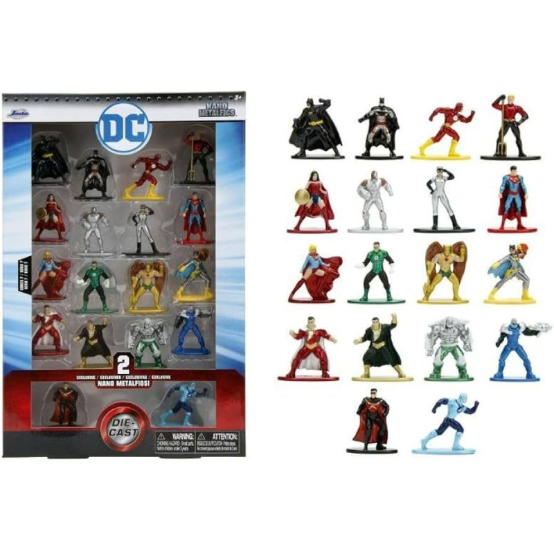 Kovové sběratelské figurky DC 18 ks serie 7