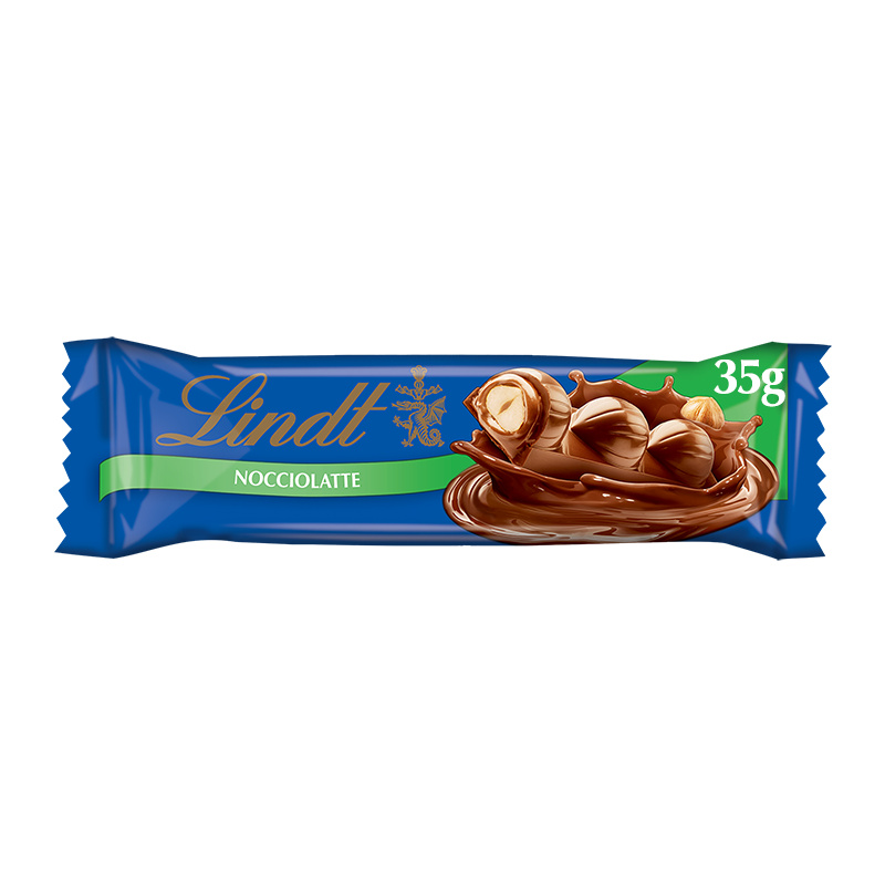 Lindt Nocciolatte tyčinka z mléčné čokolády s lískovými oříšky