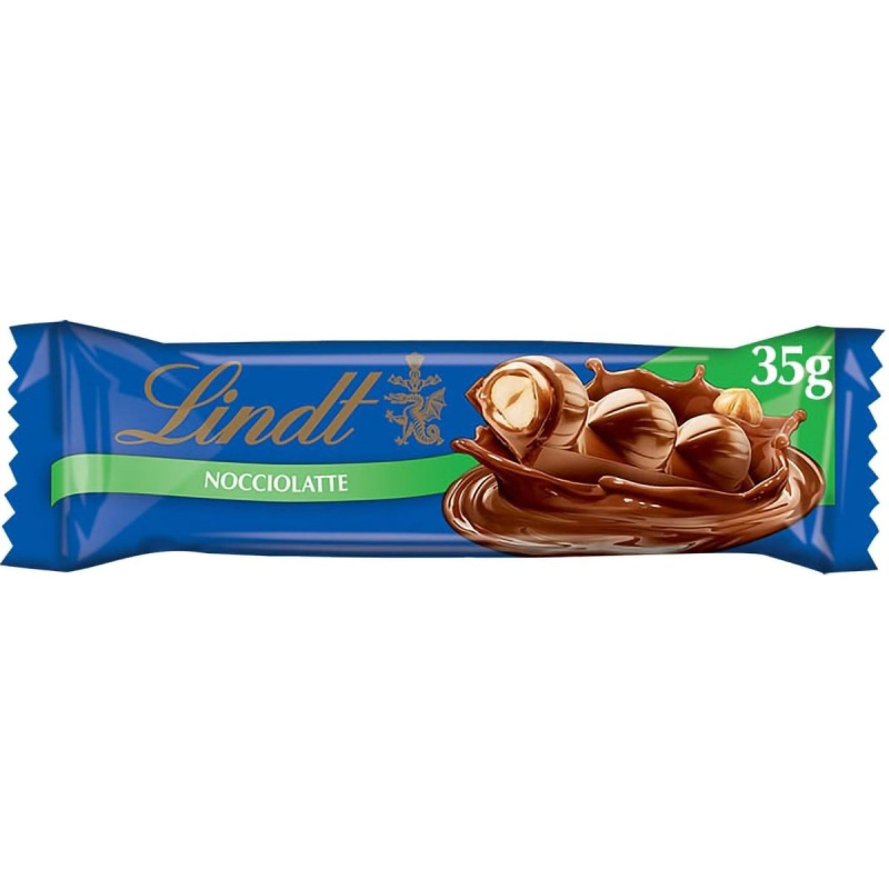 Lindt Nocciolatte tyčinka z mléčné čokolády s lískovými oříšky