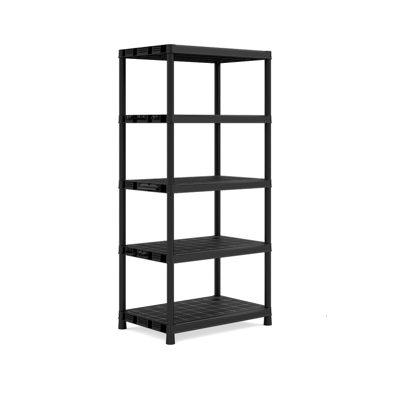 Plastový regál XL / 5 černý