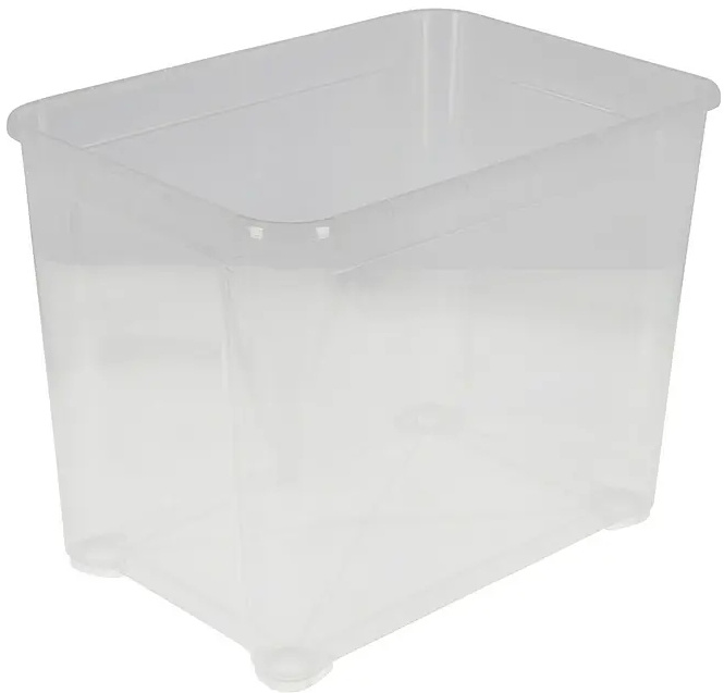 Úložný box Regalux Clear XL / 38,4 x 54,8 x 42 cm / 70 l / transparentní Varianta: ivi1