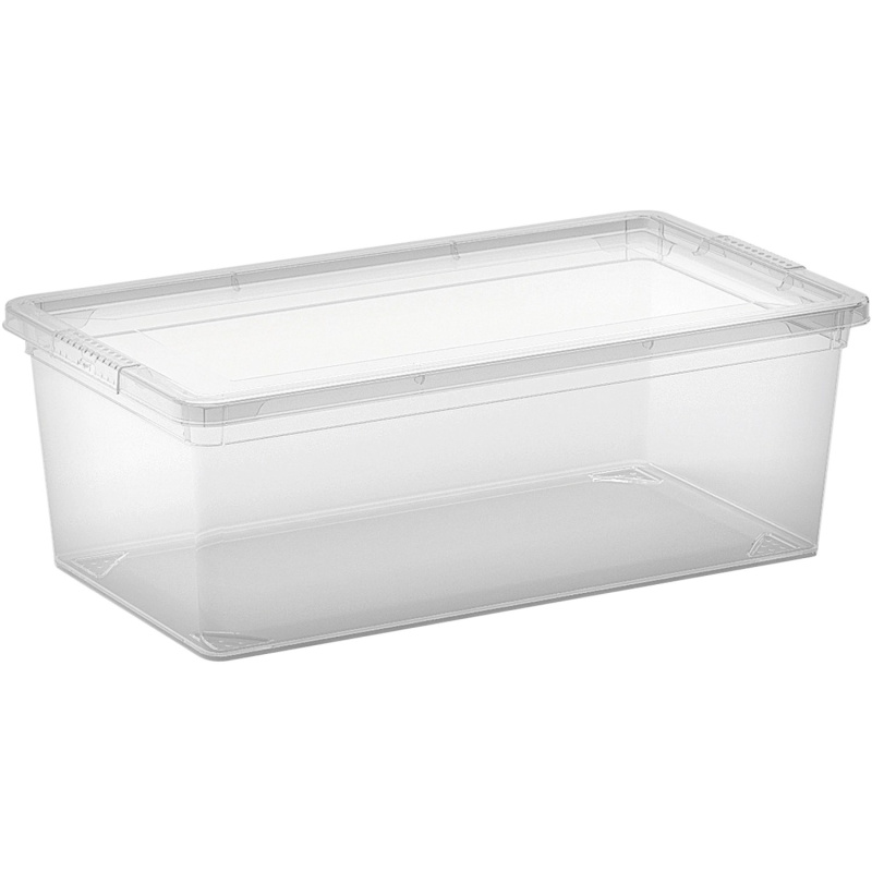 Kis Úložný box s víkem C Transparent XS, 12 x 33,5 x 19 cm