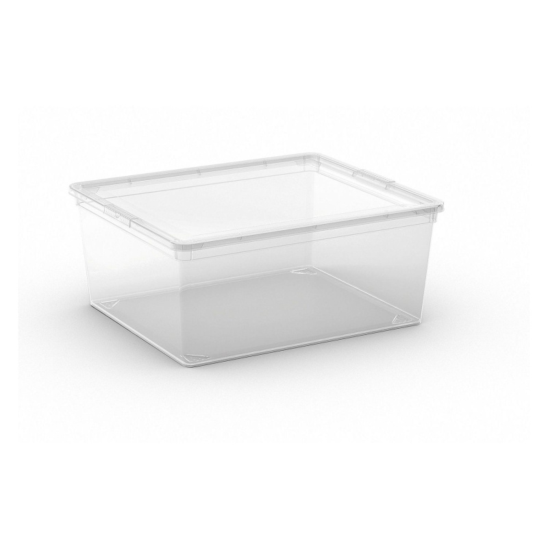 Kis Úložný box s víkem C Transparent M, 17 x 40 x 34 cm