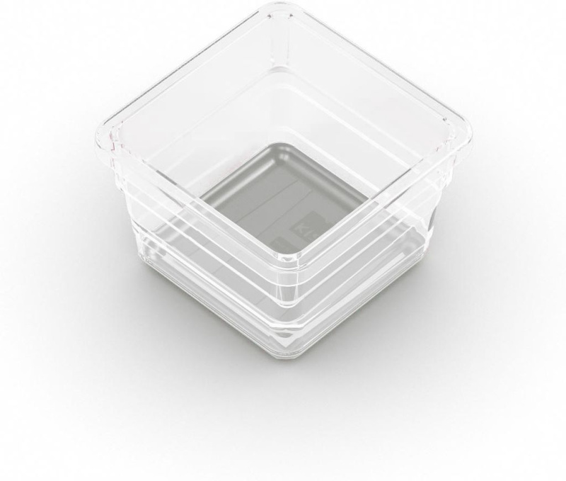 Organizér do zásuvky 1 Sistemo – transparent/šedý