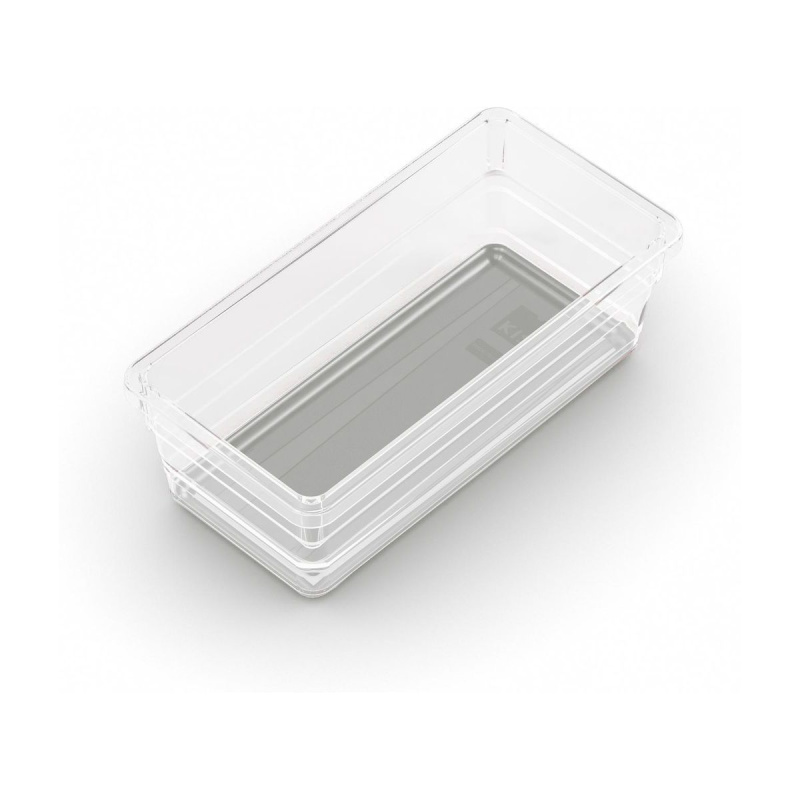 Organizér do zásuvky 2 Sistemo transparent/šedý