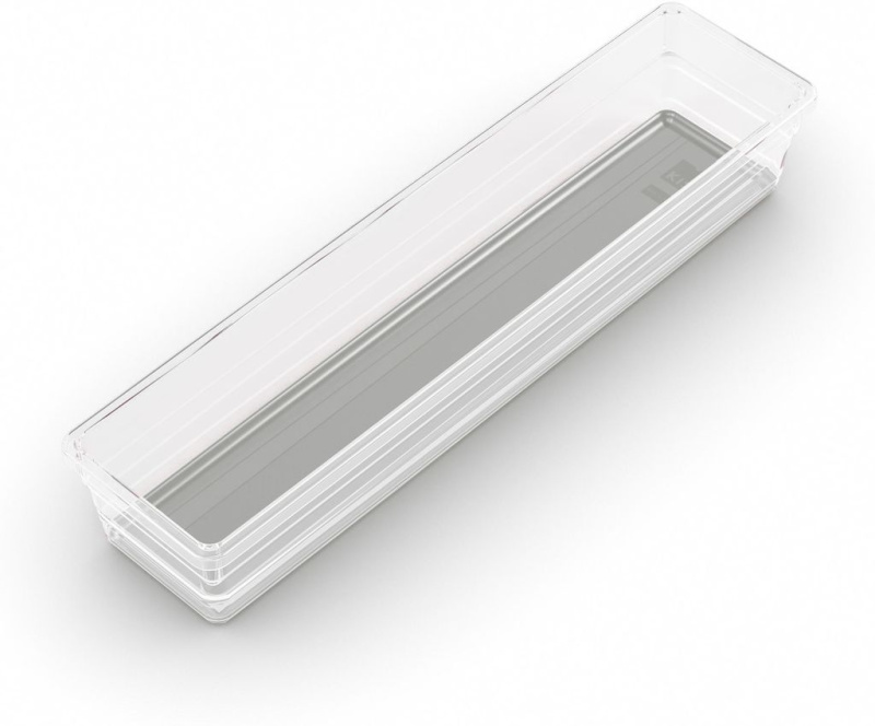 Organizér do zásuvky 4 Sistemo transparent/šedý