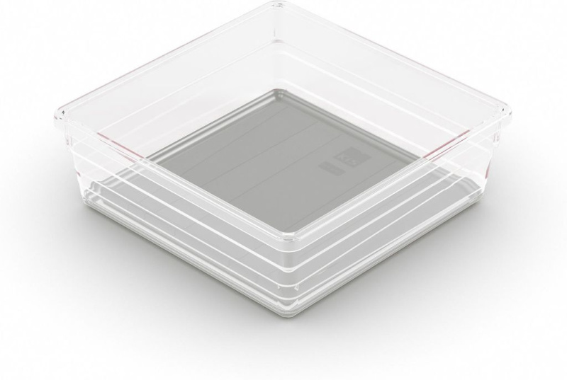 Organizér do zásuvky 6 Sistemo transparent/šedý