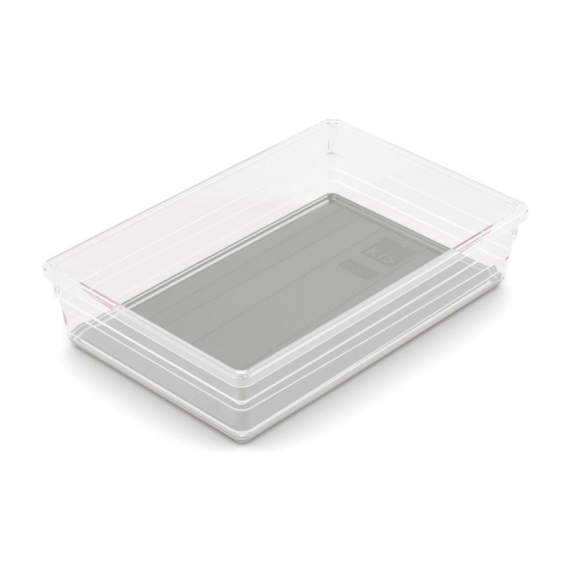 Organizér do zásuvky 7 Sistemo transparent/šedý