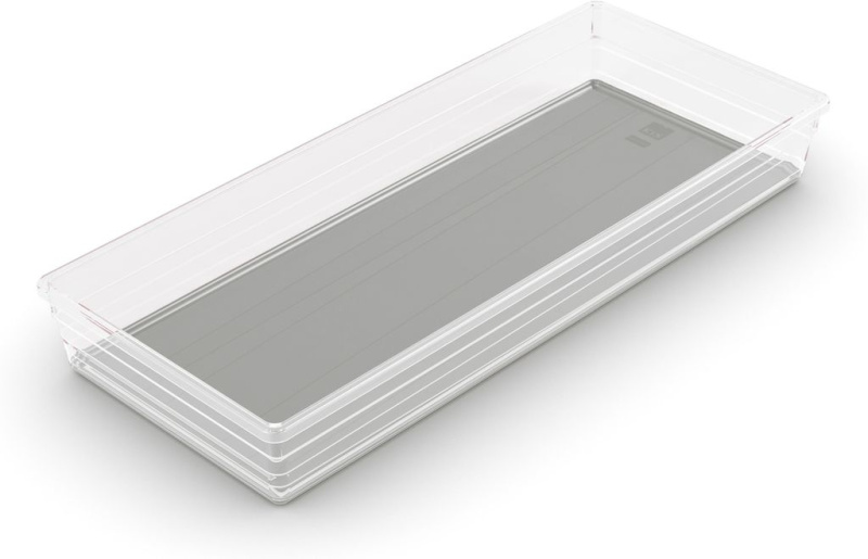Organizér do zásuvky 8 Sistemo – transparent/šedý