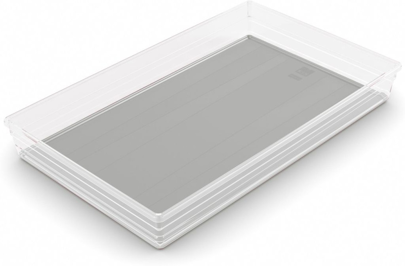 Organizér do zásuvky 9 Sistemo transparent/šedý