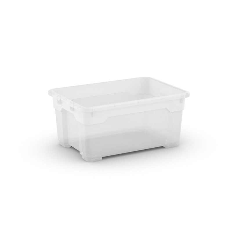 OBI Univerzální úložný box Santos XS, transparentní, 17 x 25,5 x 38 cm