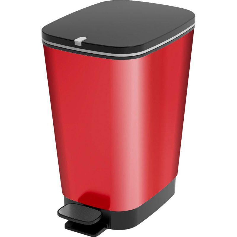 Kis Nášlapný odpadkový koš Chic Bin M, červený, 25 l