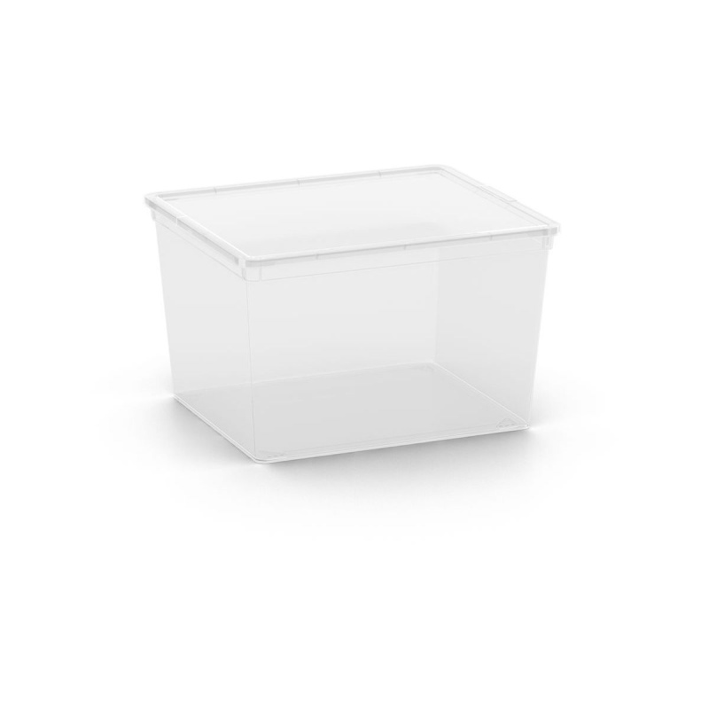Úložný box C Cube s víkem transparentní 25 x 34 x 40 cm