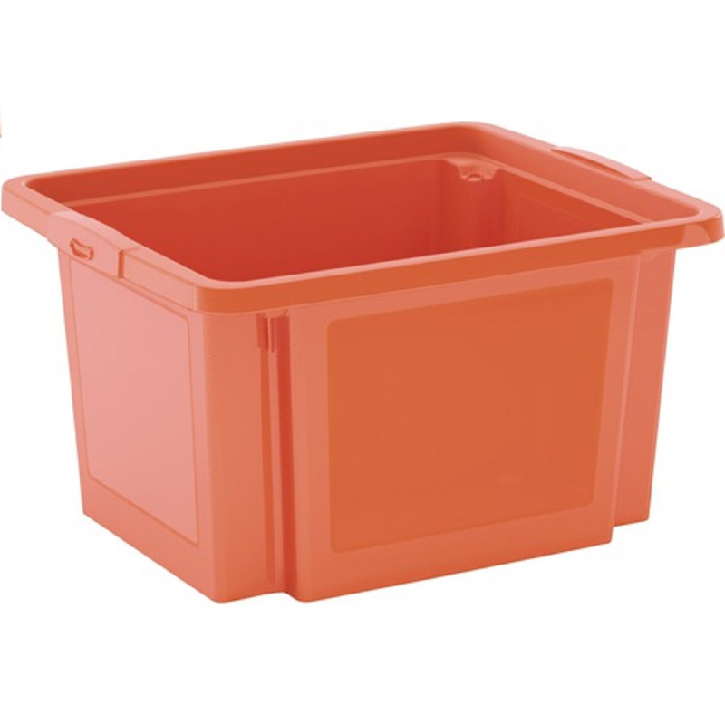 H stohovatelný box 23 l oranžový 23 x 42 x 35 cm