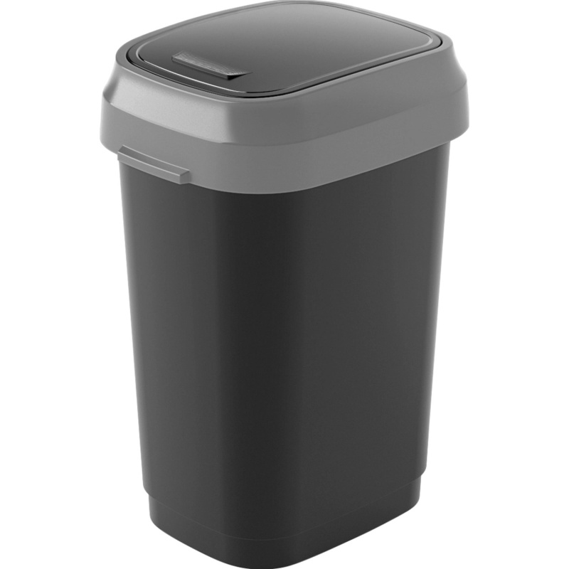 Kis Odpadkový koš Dual Swing Bin S, černý, 10 l
