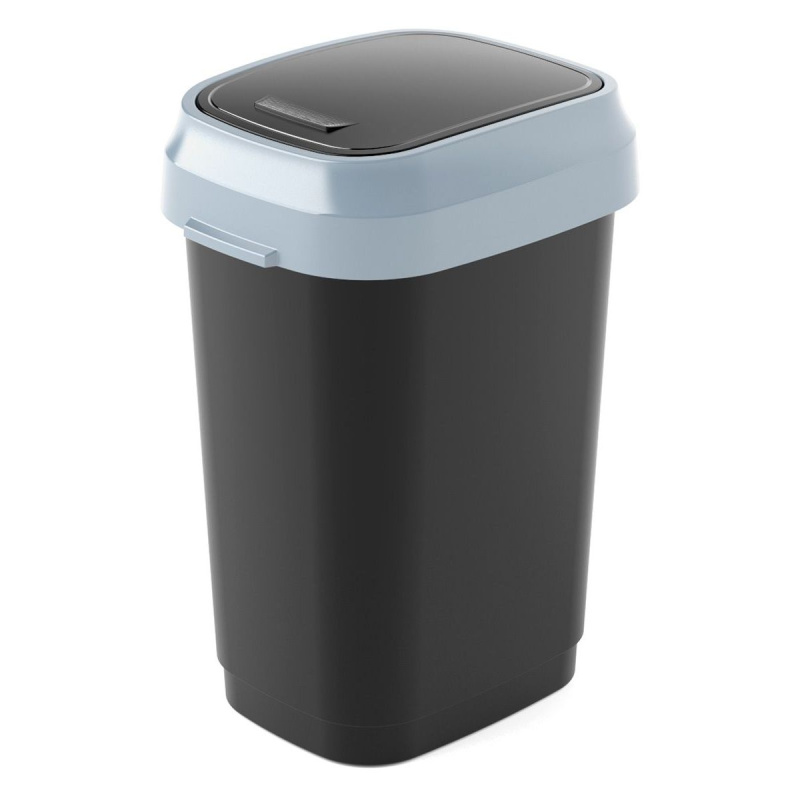 Kis Odpadkový koš Dual Swing Bin S, černý, 10 l
