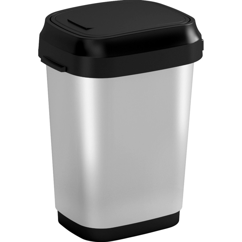 Kis Koš na odpadky Dual Swing, ocelový, 10 l