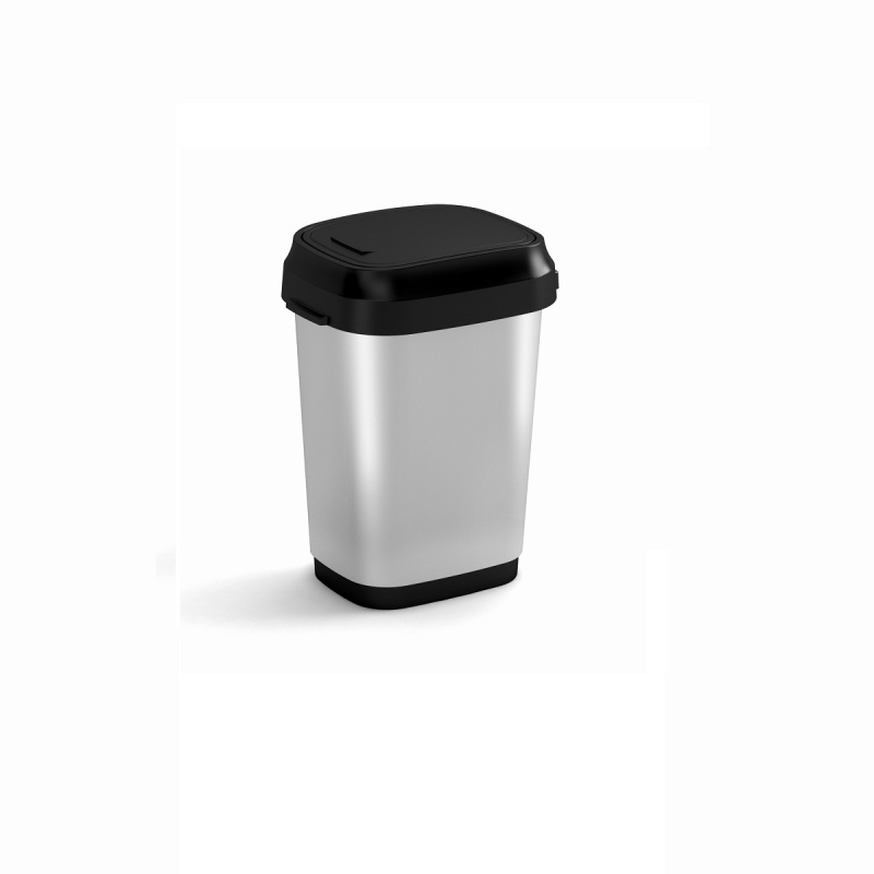Kis Koš na odpadky Dual Swing, ocelový, 10 l