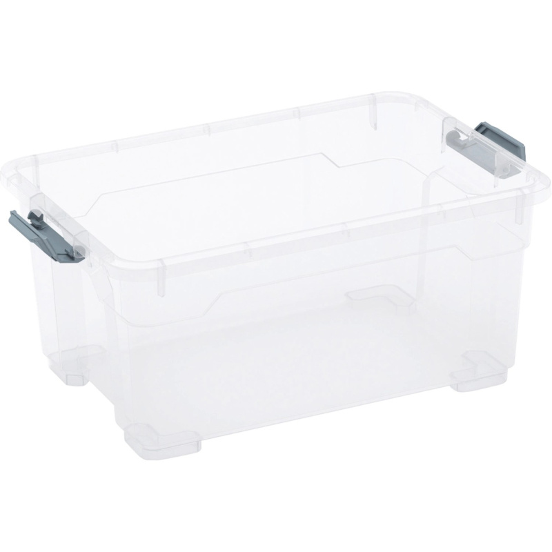 OBI Univerzální úložný box Cadiz XS transparentní, 18 x 38 x 26,5 cm