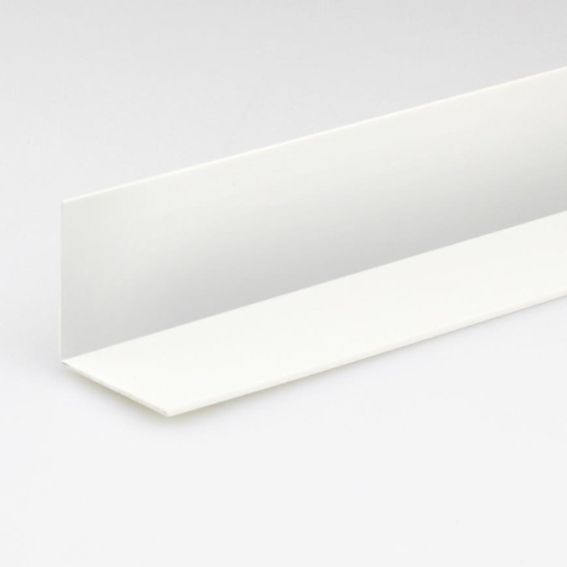 Profil uholníkový PVC bily satina 50x50x100