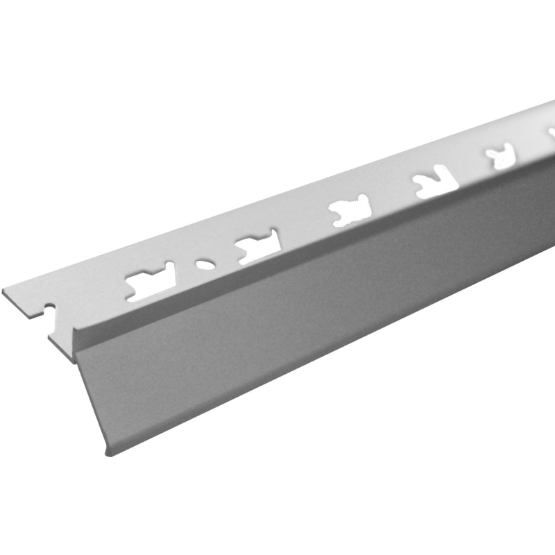 Arcansas Profil ukončovací balkónový, elox. hliník stříbrný 2,07 x 3,8 x 250 cm