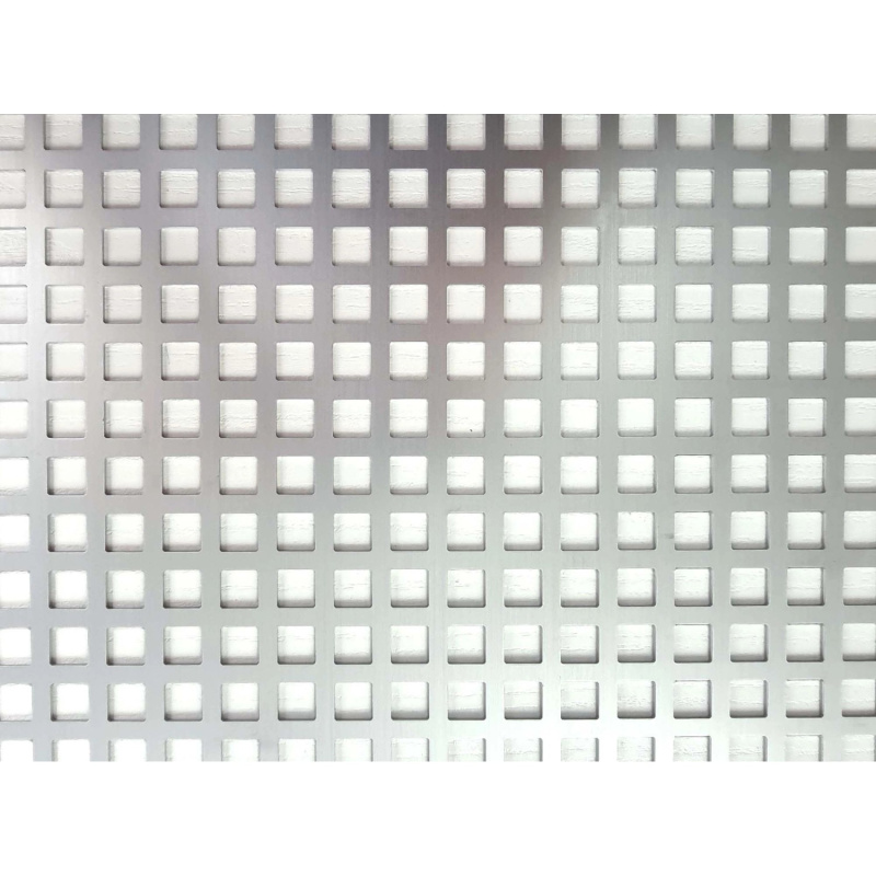 Arcansas Hliníkový plech perforovaný Square 1000 x 200 x 0,8 mm