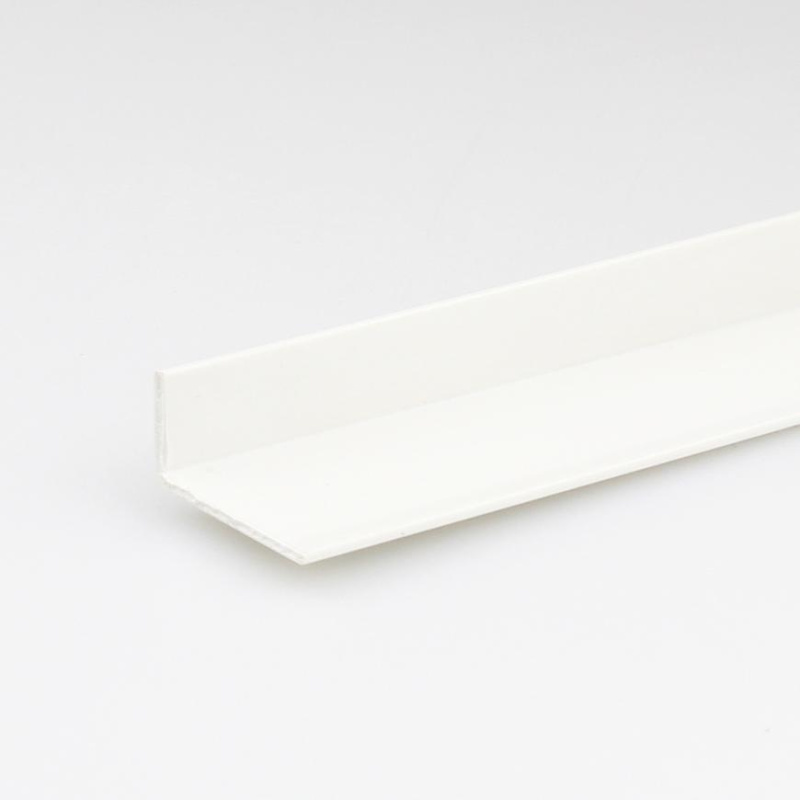 Profil uholníkový PVC bily lesk 20x25x1000