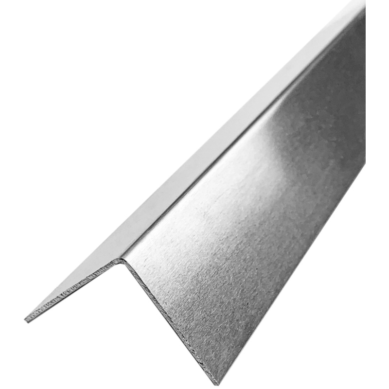 Arcansas Úhlový profil z laminovaného přírodního hliníku 40 x 40 x 2 x 1000 mm