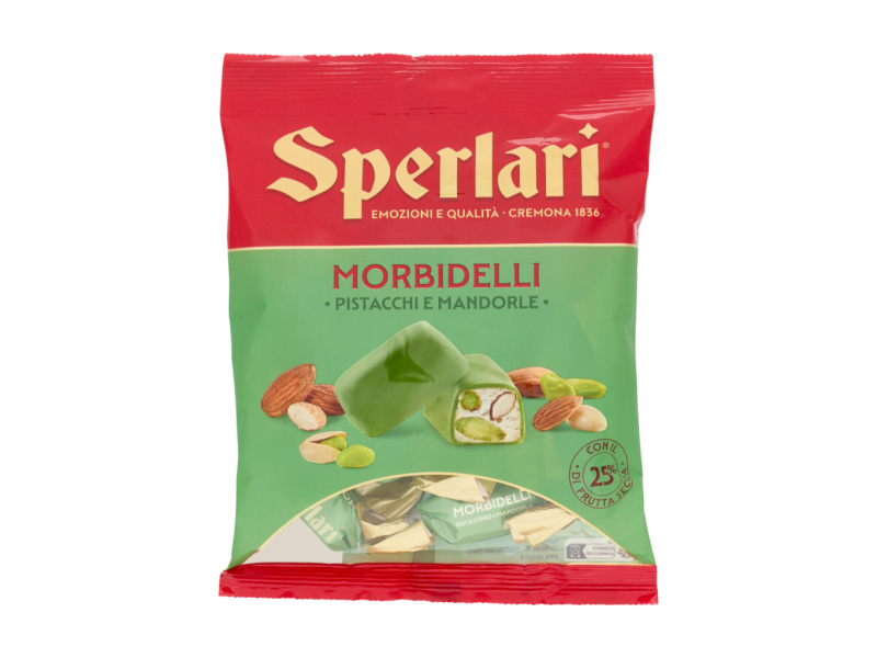 Sperlari Morbidelli Pistacchio e Mandorle 117g