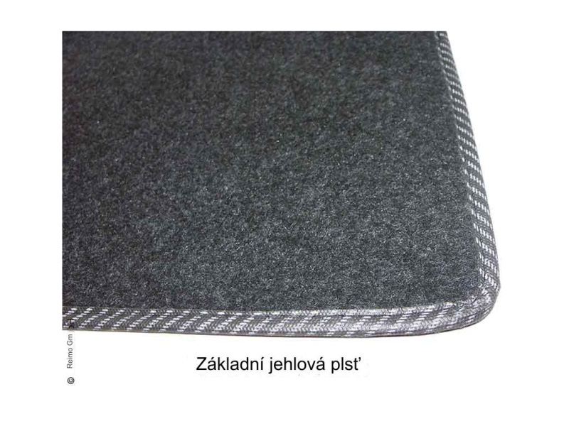 Podlahové rohože do kabiny řidiče Carbest pro Fiat Ducato, Peugeot Boxer, Citroen Jumper Varianta: Fiat Ducato 2006 - 2014, Základní plstěná rohož
