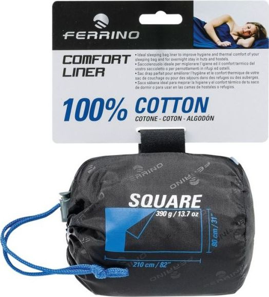 Vložka do spacího pytle FERRINO Comfort Liner SQ Barva: Modrá