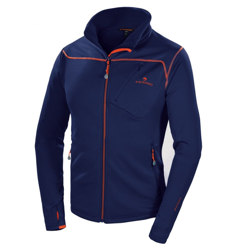 Pánská mikina Ferrino Tailly Jacket Man New Deep Blue S