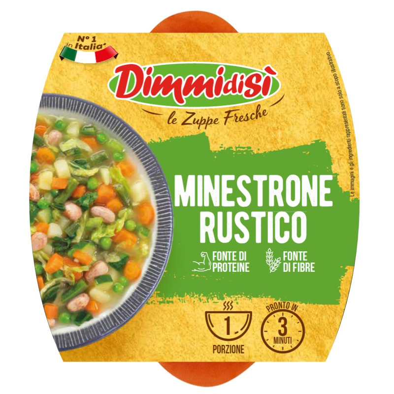 DimmidiSì Zeleninová polévka minestrone s luštěninami