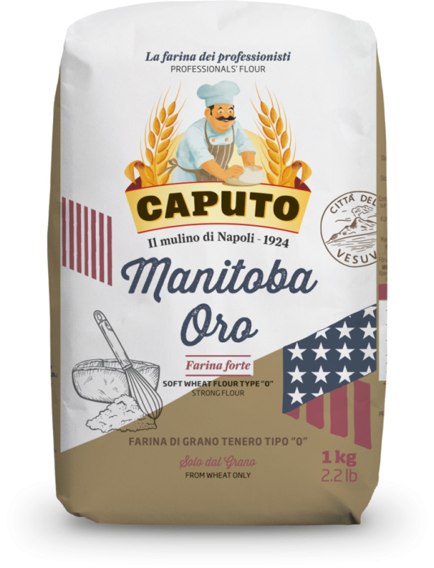 Caputo Mouka "0" Manitoba ORO na kynuté těsto