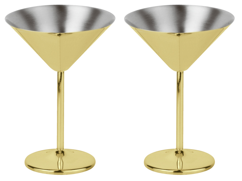 Sambonet Martini set, 2ks, zlatá 41494-G2