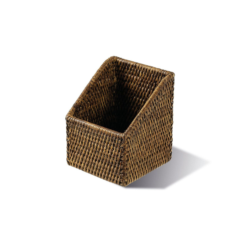 Sambonet Ratanový skosený košík, kolekce Radici, 11 x 11 cm, medově hnědá 58233-02
