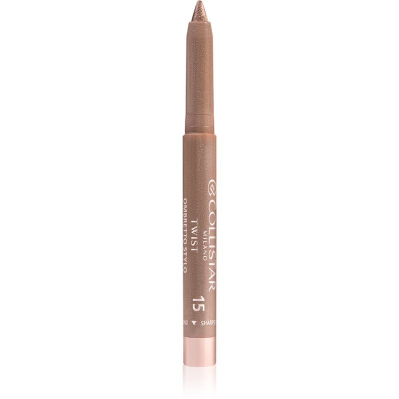 Collistar Twist Stylo dlouhotrvající oční stíny v tužce voděodolné odstín 15 - Bronze Spark 1.4 g