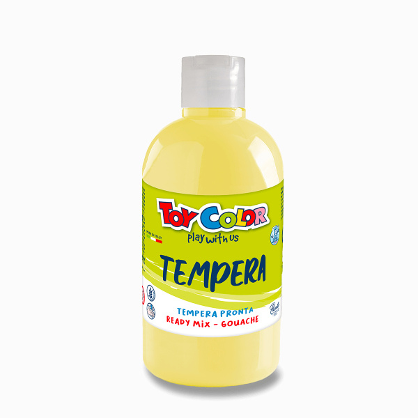 Temperová barva Toy Color - 500 ml, citronově žlutá Toy Color
