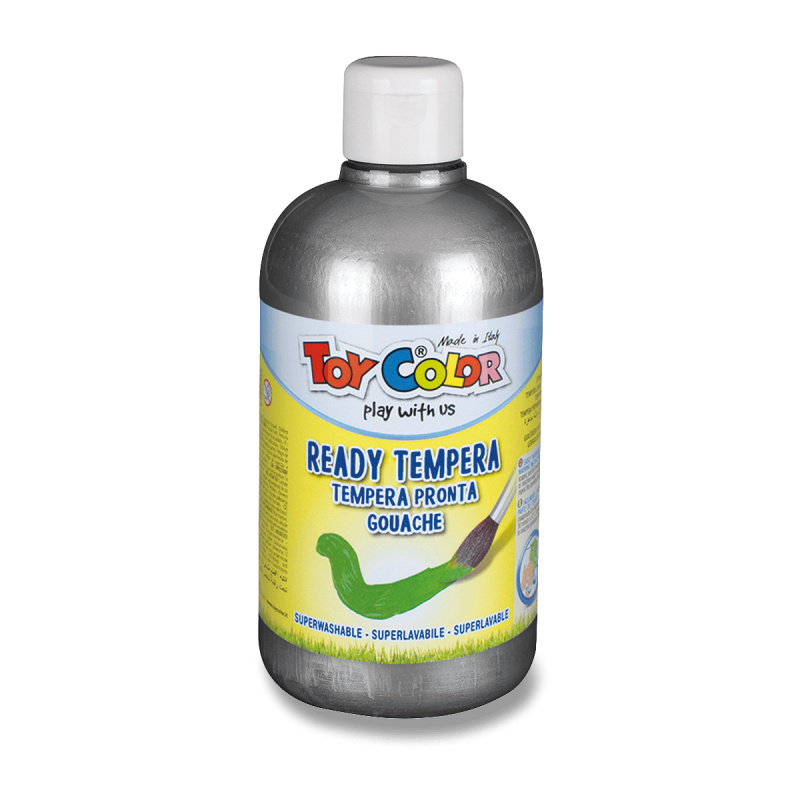 Ready Tempera stříbrná 500 ml Pasuto