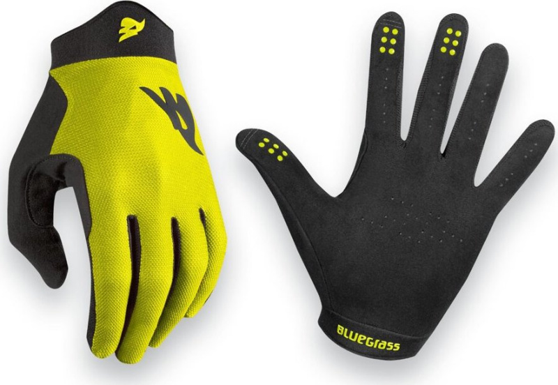 MTB rukavice BLUEGRASS Union reflex žlutá Barva: žlutá, Velikost: S