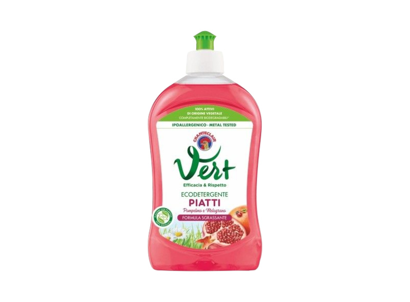Chanteclair prostředek na nádobí Vert Ecodetergente Piatti (grep a granátové jablko) 500ml