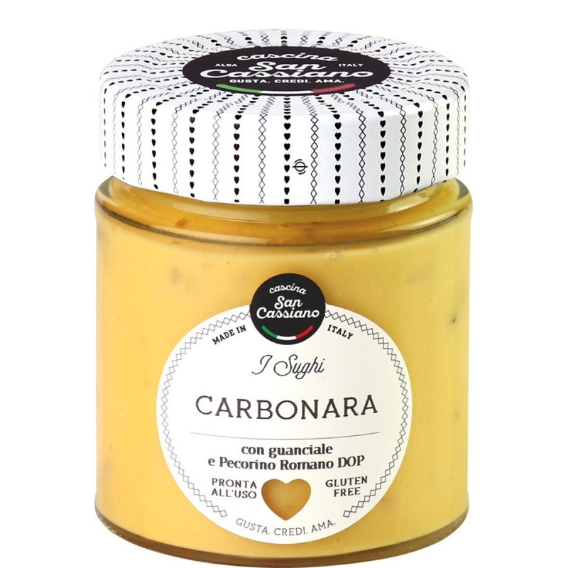 Cascina San Cassiano Carbonara omáčka s vejci a pancettou