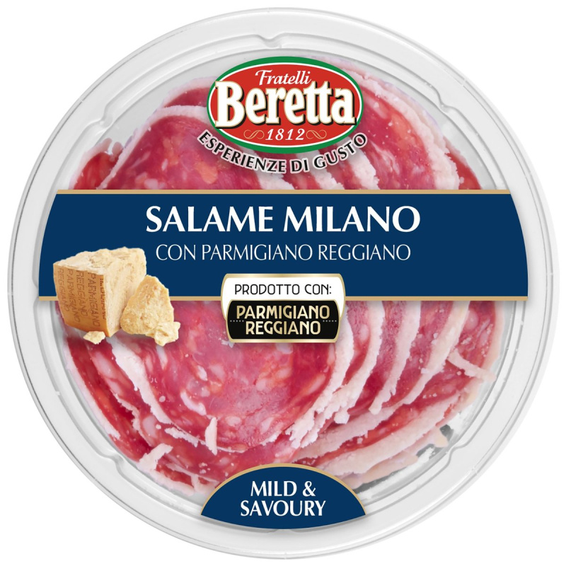 Fratelli Beretta Salám Milano obalený v Parmigiano Reggiano