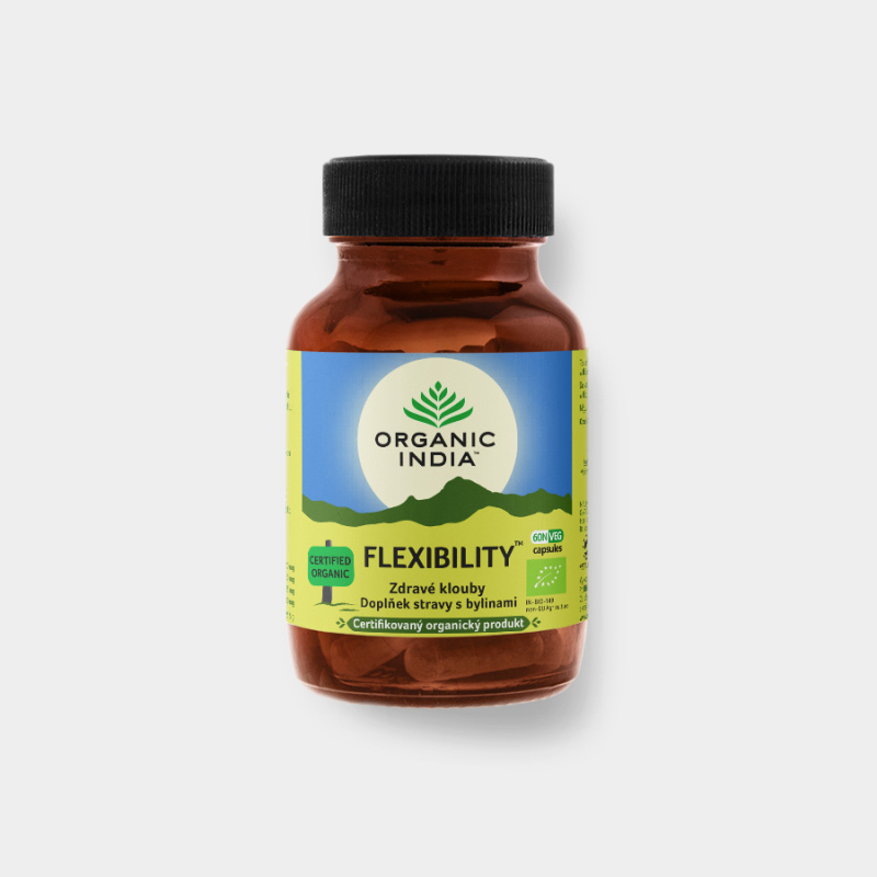 ORGANIC INDIA Flexibility, Organic India, 60 kapslí