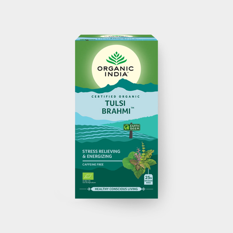 ORGANIC INDIA Tulsi Brahmi BIO, 25 sáčků